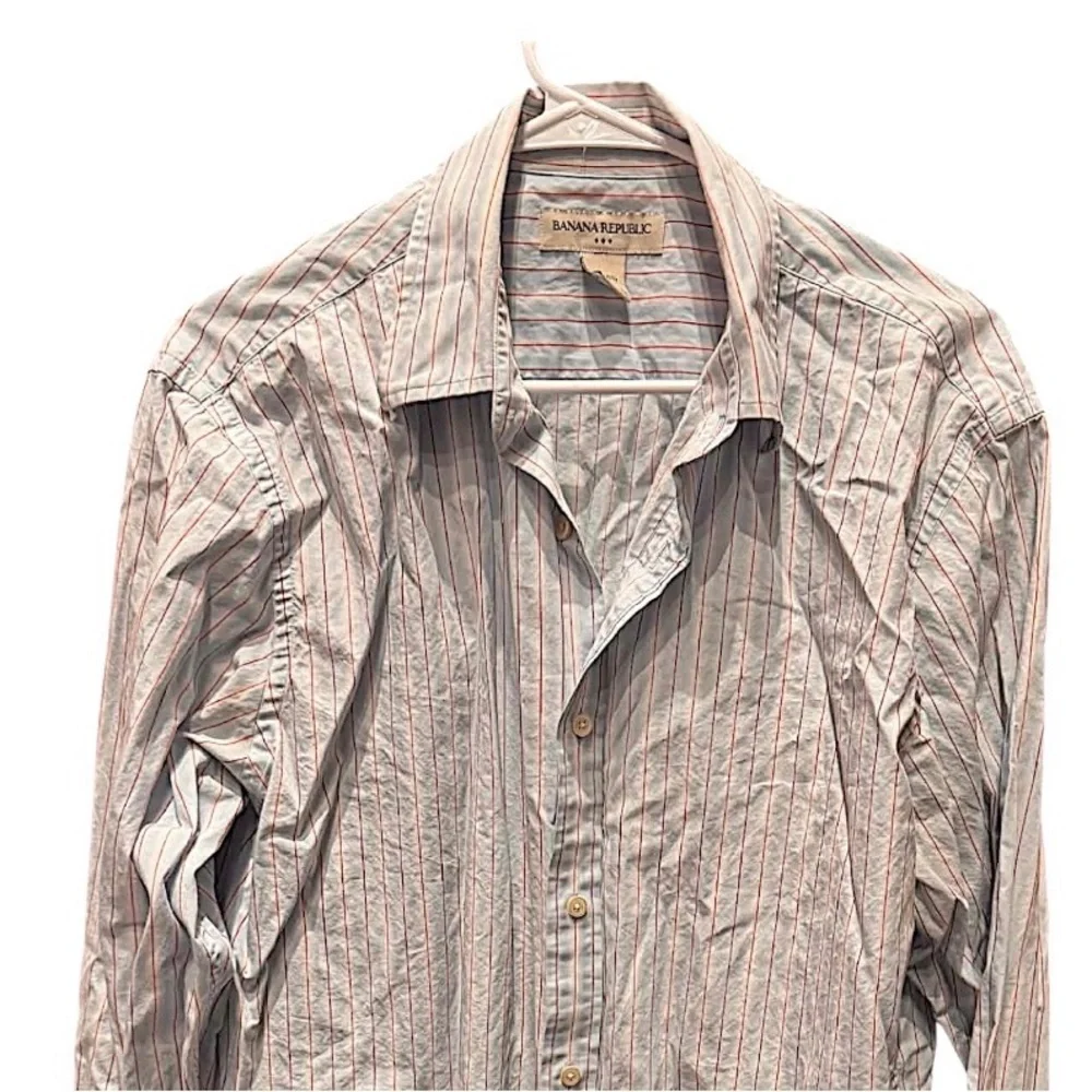 Banana Republic Multicolor Striped Shirt size LARGE